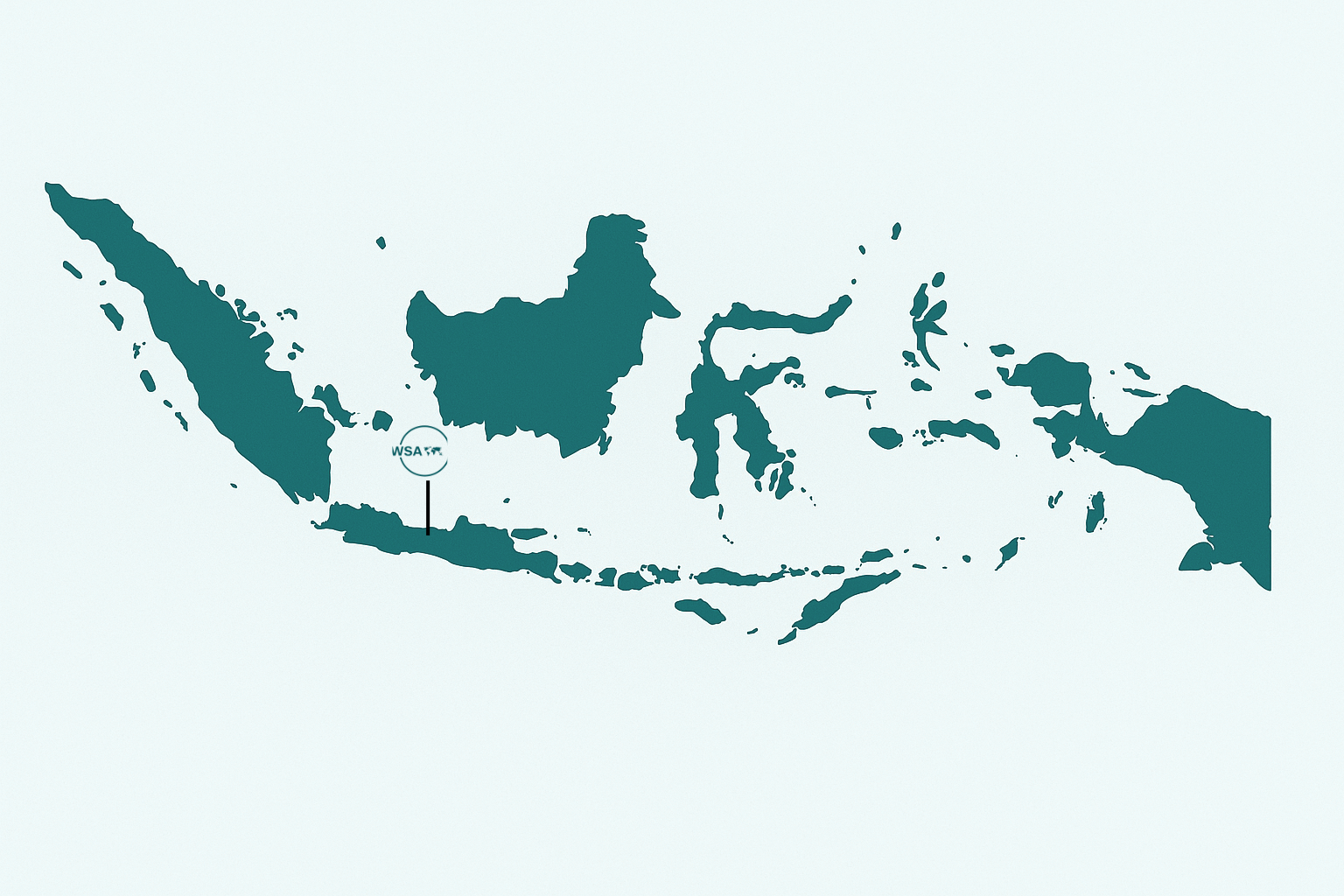 Map showing Temanggung, Central Java – volcanic highlands origin of Indonesian Arabica coffee